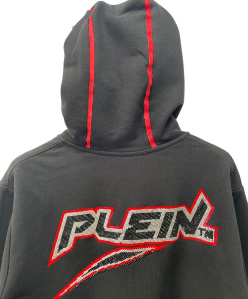 PHILIPP PLEIN HOMME（フィリップレインオム）PHILIPP PLEIN HOMME (フィリップレインオム) パーカー ブラック サイズ:Lの古着・服飾アイテム