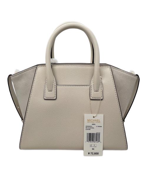 MICHAEL KORS（マイケルコース）MICHAEL KORS (マイケルコース) 2WAYバッグ ホワイトの古着・服飾アイテム