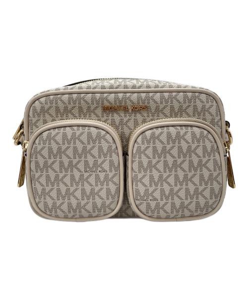 MICHAEL KORS（マイケルコース）MICHAEL KORS (マイケルコース) クロスボディ ウィズ アタッチ ミディアム ベージュの古着・服飾アイテム
