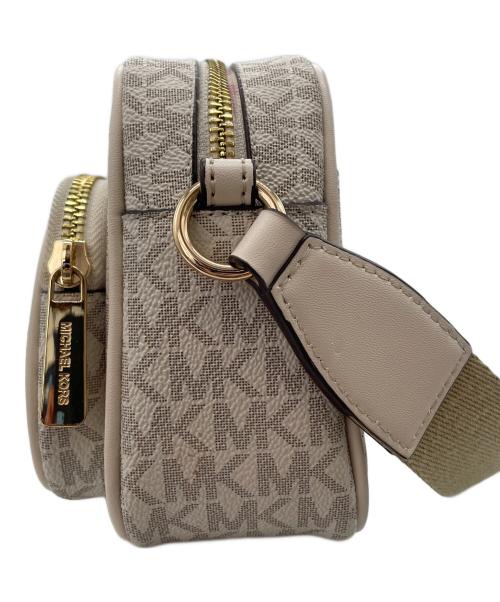 MICHAEL KORS（マイケルコース）MICHAEL KORS (マイケルコース) クロスボディ ウィズ アタッチ ミディアム ベージュの古着・服飾アイテム