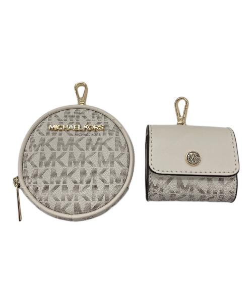 MICHAEL KORS（マイケルコース）MICHAEL KORS (マイケルコース) クロスボディ ウィズ アタッチ ミディアム ベージュの古着・服飾アイテム