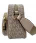 中古・古着 MICHAEL KORS (マイケルコース) クロスボディ ウィズ アタッチ ミディアム ベージュ：12000円