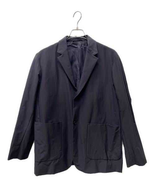 BEAMS（ビームス）BEAMS (ビームス) リンクル2ボタンジャケット リンクルワイドパンツ ネイビー サイズ:Lの古着・服飾アイテム