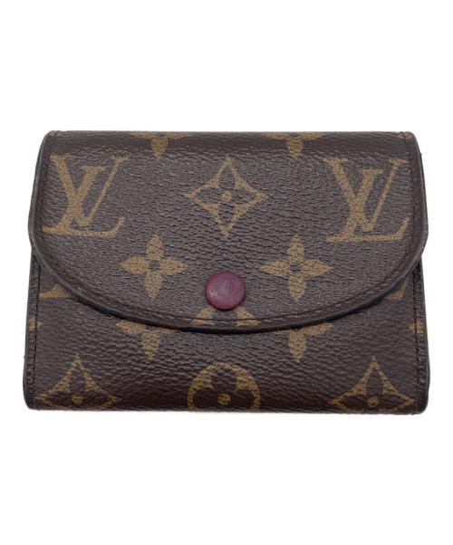 LOUIS VUITTON（ルイ ヴィトン）LOUIS VUITTON (ルイ ヴィトン) コインケース ポルトモネ・ロザリ ブラウンの古着・服飾アイテム