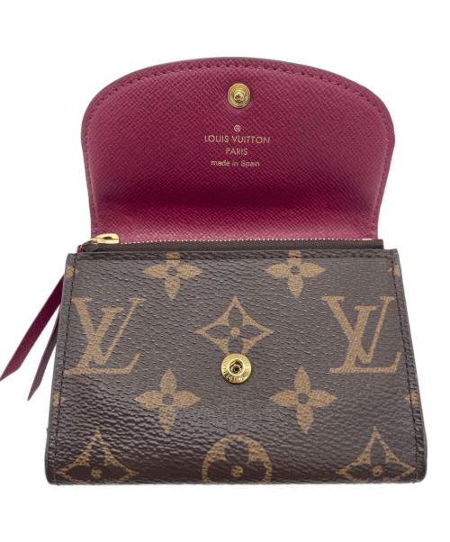 LOUIS VUITTON（ルイ ヴィトン）LOUIS VUITTON (ルイ ヴィトン) コインケース ポルトモネ・ロザリ ブラウンの古着・服飾アイテム