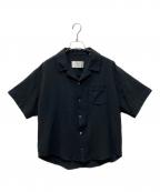 AMI Alexandre Mattiussiアミアレクサンドルマテュッシ）の古着「半袖シャツ」｜ブラック