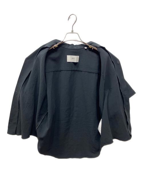 AMI Alexandre Mattiussi（アミアレクサンドルマテュッシ）AMI Alexandre Mattiussi (アミアレクサンドルマテュッシ) 半袖シャツ ブラック サイズ:XSの古着・服飾アイテム
