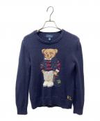 POLO RALPH LAURENポロ・ラルフローレン）の古着「厚手ニット」｜ネイビー