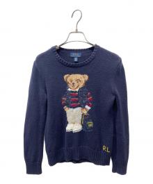POLO RALPH LAUREN（ポロ・ラルフローレン）の古着「厚手ニット」｜ネイビー