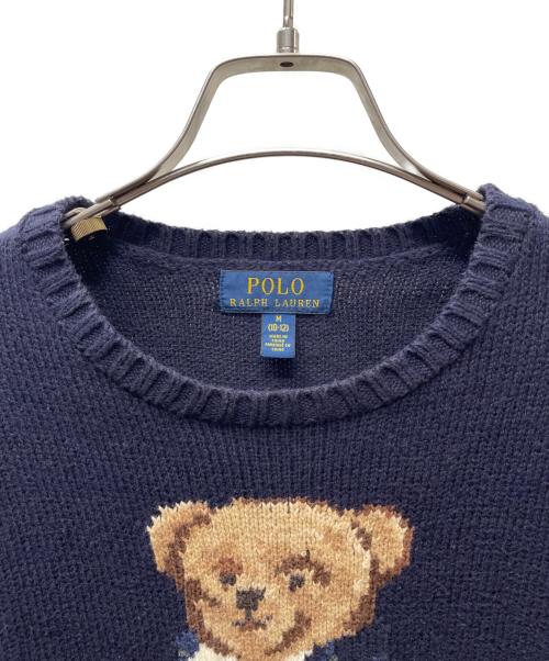 POLO RALPH LAUREN（ポロ・ラルフローレン）POLO RALPH LAUREN (ポロ・ラルフローレン) 厚手ニット ネイビー サイズ:Mの古着・服飾アイテム