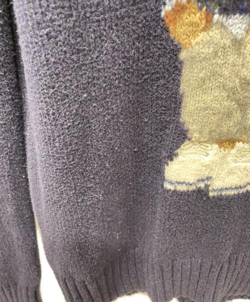 POLO RALPH LAUREN（ポロ・ラルフローレン）POLO RALPH LAUREN (ポロ・ラルフローレン) 厚手ニット ネイビー サイズ:Mの古着・服飾アイテム