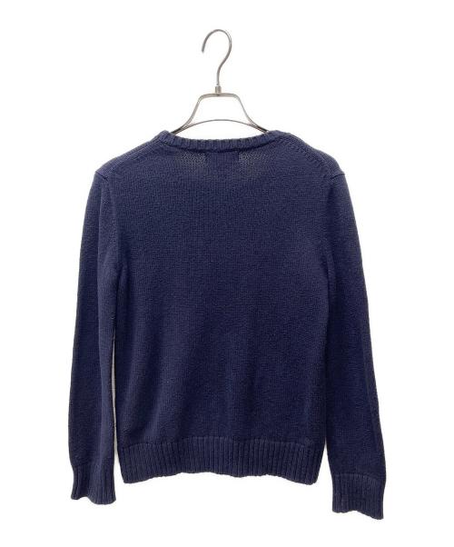 POLO RALPH LAUREN（ポロ・ラルフローレン）POLO RALPH LAUREN (ポロ・ラルフローレン) 厚手ニット ネイビー サイズ:Mの古着・服飾アイテム