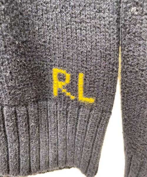 POLO RALPH LAUREN（ポロ・ラルフローレン）POLO RALPH LAUREN (ポロ・ラルフローレン) 厚手ニット ネイビー サイズ:Mの古着・服飾アイテム