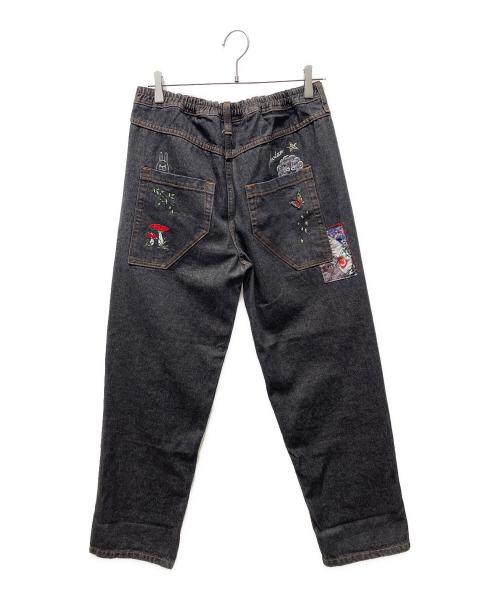 SCOLAR（スカラ）SCOLAR (スカラ) デニムパンツ ブラック サイズ:Mの古着・服飾アイテム