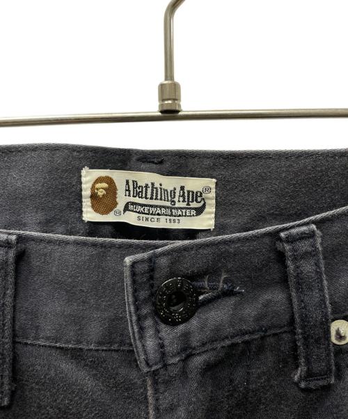 A BATHING APE（アベイシングエイプ）A BATHING APE (アベイシングエイプ) パンツ グレー サイズ:Mの古着・服飾アイテム