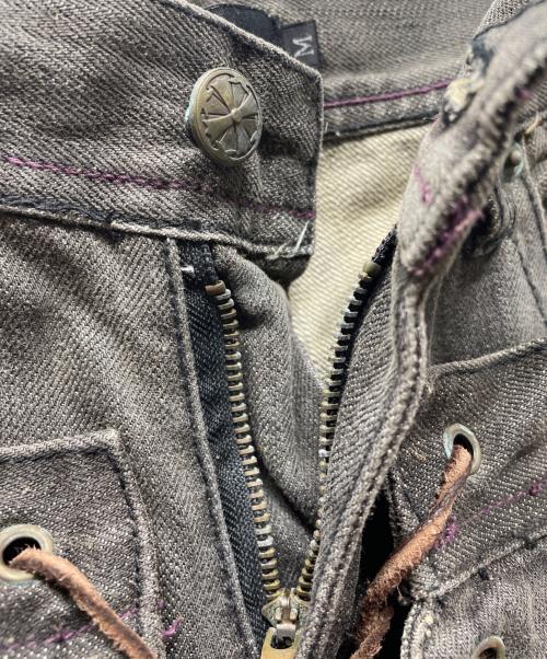 MIDAS（ミダス）MIDAS (ミダス) フレアデニム Y2K グレー サイズ:Mの古着・服飾アイテム