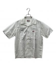 Hysteric Glamour（ヒステリックグラマー）の古着「21SS TYPE LOGO オープンカラーシャツ」｜ホワイト