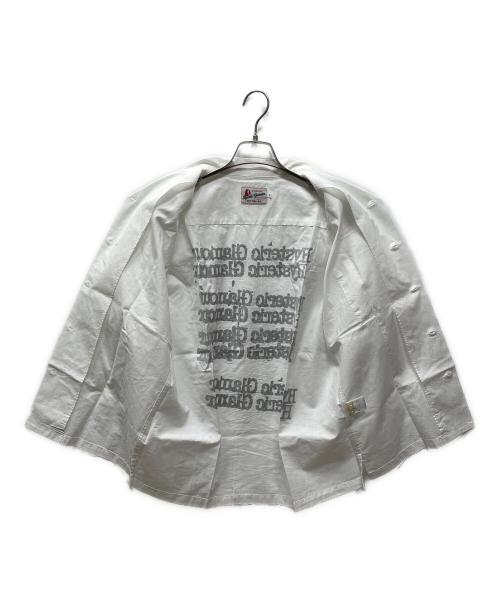 Hysteric Glamour（ヒステリックグラマー）Hysteric Glamour (ヒステリックグラマー) 21SS TYPE LOGO オープンカラーシャツ ホワイト サイズ:Sの古着・服飾アイテム