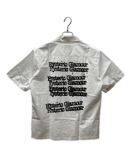Hysteric Glamour（ヒステリックグラマー）Hysteric Glamour (ヒステリックグラマー) 21SS TYPE LOGO オープンカラーシャツ ホワイト サイズ:Sの古着・服飾アイテム