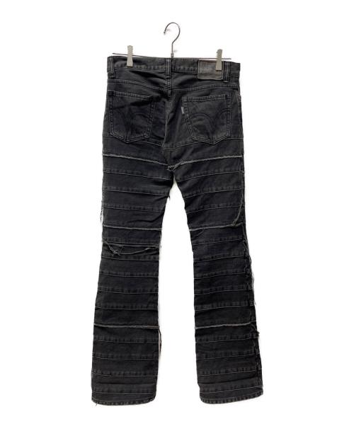 Hysteric Glamour（ヒステリックグラマー）Hysteric Glamour (ヒステリックグラマー) デニムパンツ グレー サイズ:Lの古着・服飾アイテム