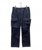 MOMOTARO JEANS桃太郎ジーンズ）の古着「カーゴデニムパンツ」｜インディゴ