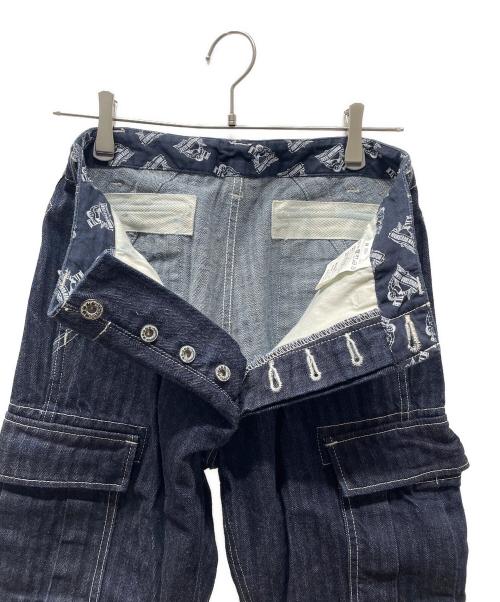 MOMOTARO JEANS（桃太郎ジーンズ）MOMOTARO JEANS (桃太郎ジーンズ) カーゴデニムパンツ インディゴ サイズ:76cm(W30)の古着・服飾アイテム