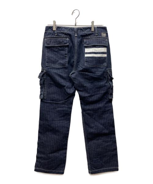 MOMOTARO JEANS（桃太郎ジーンズ）MOMOTARO JEANS (桃太郎ジーンズ) カーゴデニムパンツ インディゴ サイズ:76cm(W30)の古着・服飾アイテム