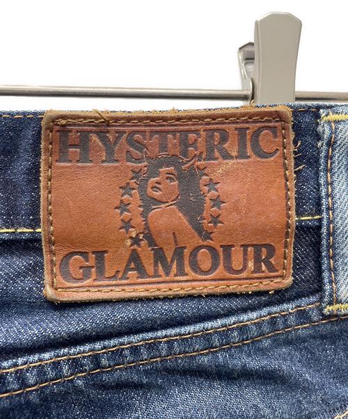 Hysteric Glamour（ヒステリックグラマー）Hysteric Glamour (ヒステリックグラマー) デニムパンツ スタッズ セルビッチ インディゴ サイズ:71cm（W28）の古着・服飾アイテム