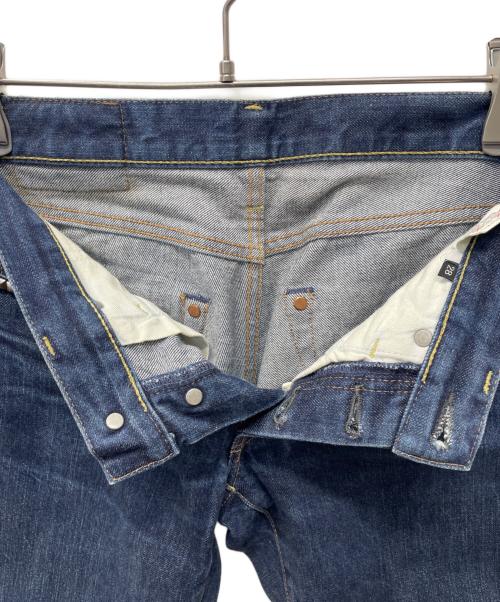 Hysteric Glamour（ヒステリックグラマー）Hysteric Glamour (ヒステリックグラマー) デニムパンツ スタッズ セルビッチ インディゴ サイズ:71cm（W28）の古着・服飾アイテム