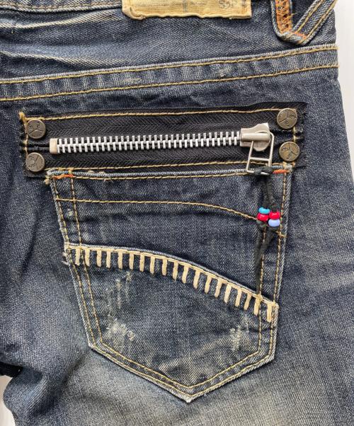 LOLITA JEANS（ロリータジーンズ）LOLITA JEANS (ロリータジーンズ) デニムパンツ Y2K インディゴ サイズ:76cm（W30）の古着・服飾アイテム