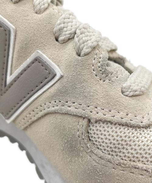 NEW BALANCE（ニューバランス）NEW BALANCE (ニューバランス) スニーカー 574 ライトグレー サイズ:24.5の古着・服飾アイテム