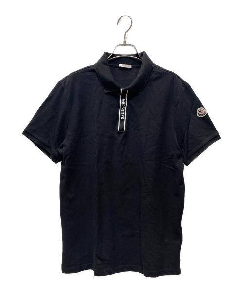 MONCLER（モンクレール）MONCLER (モンクレール) ポロシャツ　SS POLO ブラック サイズ:Lの古着・服飾アイテム