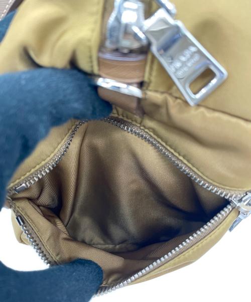 PRADA（プラダ）PRADA (プラダ) ミニボストンショルダーバッグ ベージュの古着・服飾アイテム