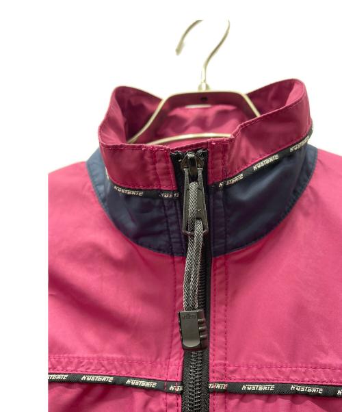 Hysteric Glamour（ヒステリックグラマー）Hysteric Glamour (ヒステリックグラマー) ナイロンジャケット ピンク×ネイビー サイズ:FREEの古着・服飾アイテム