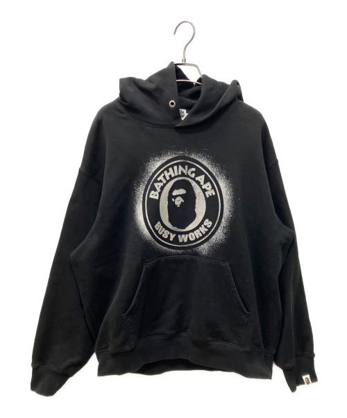 A BATHING APE（アベイシングエイプ）A BATHING APE (アベイシングエイプ) BUSY WORKS ブラック サイズ:Mの古着・服飾アイテム