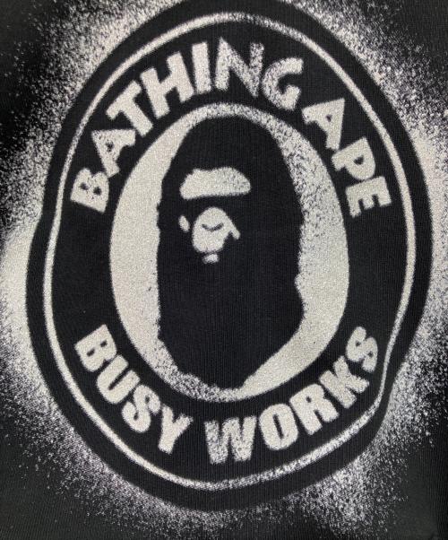 A BATHING APE（アベイシングエイプ）A BATHING APE (アベイシングエイプ) BUSY WORKS ブラック サイズ:Mの古着・服飾アイテム