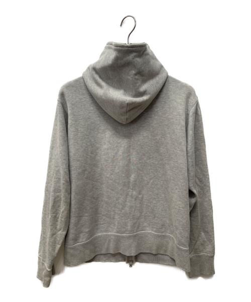 A BATHING APE（アベイシングエイプ）A BATHING APE (アベイシングエイプ) head logo ジップパーカー グレー サイズ:Mの古着・服飾アイテム