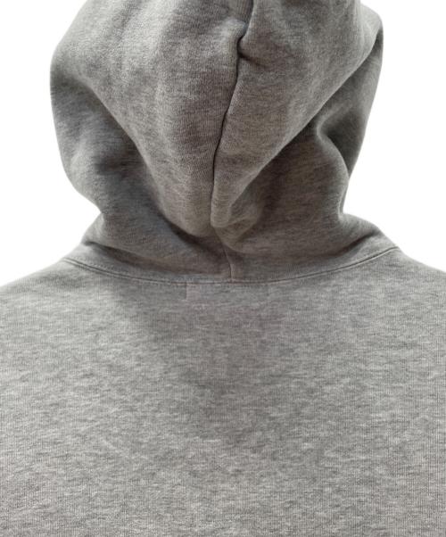 A BATHING APE（アベイシングエイプ）A BATHING APE (アベイシングエイプ) head logo ジップパーカー グレー サイズ:Mの古着・服飾アイテム