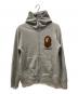 A BATHING APE（アベイシングエイプ）の古着「head logo ジップパーカー」｜グレー