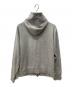 A BATHING APE (アベイシングエイプ) head logo ジップパーカー グレー サイズ:M：11000円