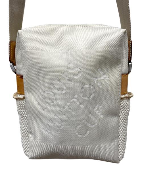 LOUIS VUITTON（ルイ ヴィトン）LOUIS VUITTON (ルイ ヴィトン) ウェザリーLVカップ　ダミエ・ジェアン アイボリーの古着・服飾アイテム