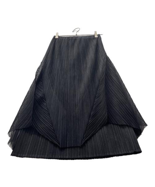 PLEATS PLEASE（プリーツプリーズ）PLEATS PLEASE (プリーツプリーズ) プリーツスカート ブラック サイズ:2の古着・服飾アイテム