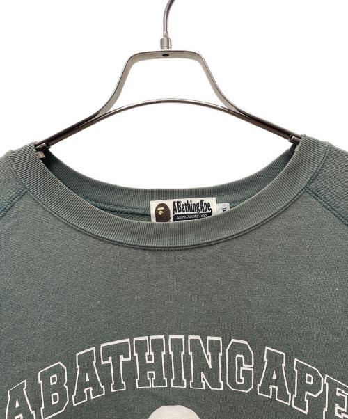 A BATHING APE（アベイシングエイプ）A BATHING APE (アベイシングエイプ) スウェット グリーン サイズ:XLの古着・服飾アイテム