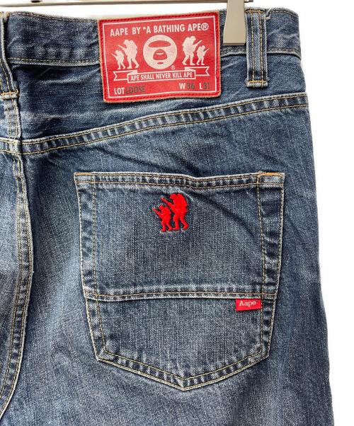 Aape BY A BATHING APE（エーエイプ バイ アベイシングエイプ）AAPE BY A BATHING APE (エーエイプ バイ アベイシングエイプ) Ape Denim インディゴ サイズ:91（W36）の古着・服飾アイテム