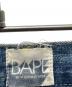 中古・古着 A BATHING APE (アベイシングエイプ) デニムパンツ　BAPE HEAD インディゴ サイズ:XL：12000円