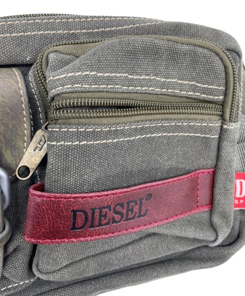 DIESEL（ディーゼル）DIESEL (ディーゼル) ミリタリーウエストバッグ カーキの古着・服飾アイテム