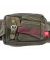 中古・古着 DIESEL (ディーゼル) ミリタリーウエストバッグ カーキ：12000円