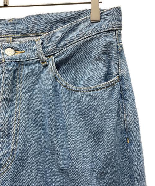 STEVEN ALAN（スティーブンアラン）STEVEN ALAN (スティーブンアラン) デニムパンツ　Hi/TWST DENIM 5P BAGGY TAPERED PANTS インディゴ サイズ:Lの古着・服飾アイテム