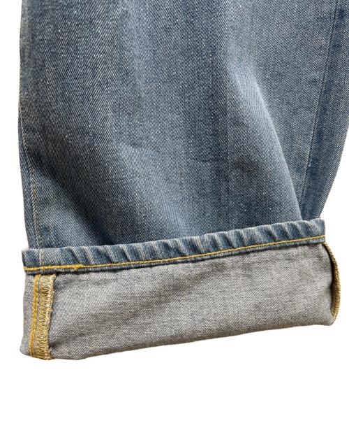 STEVEN ALAN（スティーブンアラン）STEVEN ALAN (スティーブンアラン) デニムパンツ　Hi/TWST DENIM 5P BAGGY TAPERED PANTS インディゴ サイズ:Lの古着・服飾アイテム