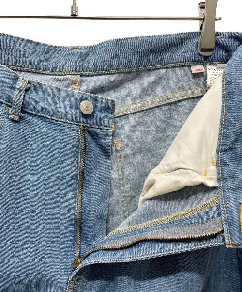 STEVEN ALAN（スティーブンアラン）STEVEN ALAN (スティーブンアラン) デニムパンツ　Hi/TWST DENIM 5P BAGGY TAPERED PANTS インディゴ サイズ:Lの古着・服飾アイテム